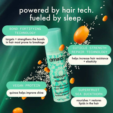 AMIKA Midnight Mender powered by hair tech. fueled by sleep.