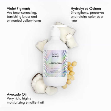 BONDI BOOST Blonde Baby Shampoo 500ml key ingredience