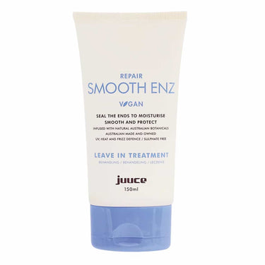 JUUCE Repair Smooth Enz Leave-In Treatment is designed to repair, seal, and smooth split ends, giving your hair a healthier, more polished look
