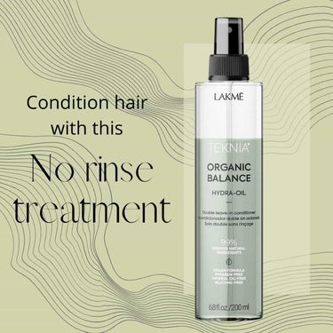 LAKME TEKNIA Organic Balance Hydra-Oil no rinse treatment