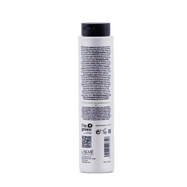 LAKMÉ TEKNIA SCALP CARE Pure Shampoo 300ml back of bottle