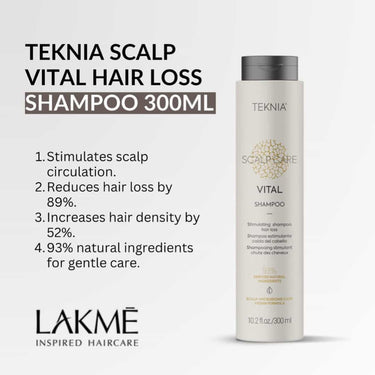 A sulfate-free micellar shampoo formulated to gently cleanse devitalised hair while preventing hair loss