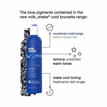 MILKSHAKE Cold Brunette Shampoo blue pigment