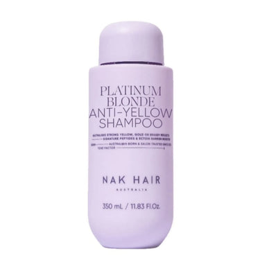 NAK Hair Signature Platinum Blonde Anti-Yellow Shampoo 350ml