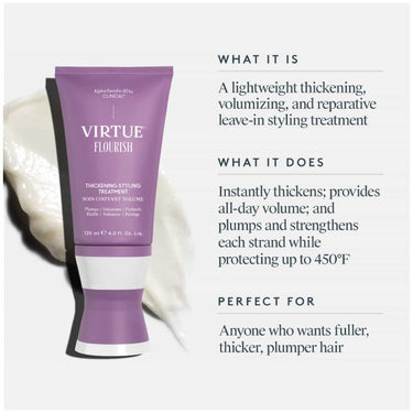 VIRTUE Flourish Thickening Styling Treatment 120ml what is it