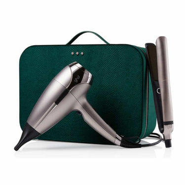 GHD PLATINUM+ & HELIOS™ LIMITED EDITION DELUXE GIFT SET IN WARM PEWTER