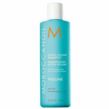 Moroccanoil Extra Volume Shampoo 250ml – Lightweight Lift for Fine Hair Turn flat, lifeless hair into full-bodied, voluminous locks with Moroccanoil Extra Volume Shampoo. This weightless, sulfate-free formula gently cleanses while adding instant body, shine, and manageability