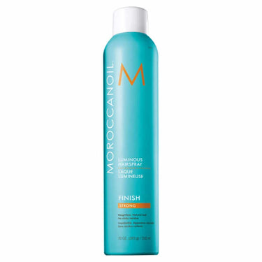 Moroccanoil Strong Hairspray 330ml –Flexible Hold and Long-Lasting Shine Create strong, lasting styles with Moroccanoil Strong Hairspray. This flexible hairspray offers a strong hold while maintaining a movable, natural feel. Its lightweight, non-sticky formula leaves hair with a reflective shield of shine that fights frizz and humidity.