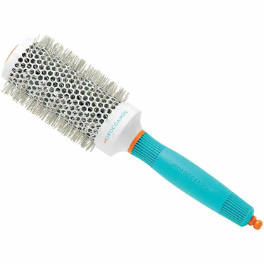 The Moroccanoil Ceramic 45mm Round Brush is a high-quality styling tool designed to add fullness and create a bend in medium to long hair