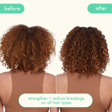 AMIKA The Kure Intense Strength Repair Mask results before and after