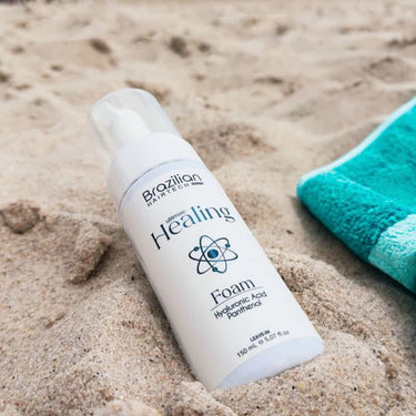BRAZILIAN HAIRTECH Ultimate Healing Leave-In Repair Foam 150ml a revolutionary, lightweight leave-in treatment designed to restore strength, softness, and shine without weighing the hair down
