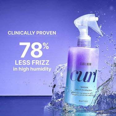 COLOR WOW CURL Shook Mix + Fix Bundling Curly Hair Spray less frizz in high humidity