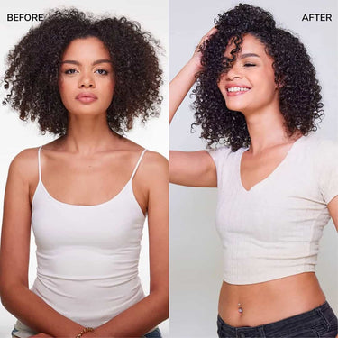 COLOR WOW CURL Snag-Free Pre-Shampoo Detangler For Curly Hair before and after