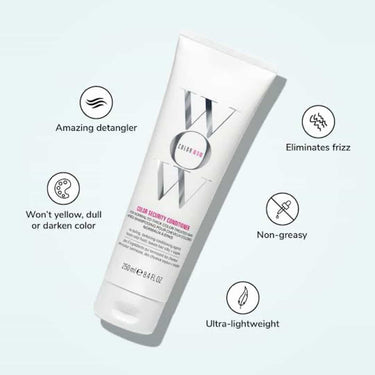 COLOR WOW Color Security Conditioner for Normal to Thick Hair 250ml amazing detangler, won't yellow, dull or darken colour, eliminates frizz, non greasy, ultra lightweight