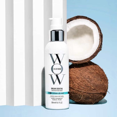 COLOR WOW DREAM COCKTAIL COCONUT INFUSED Restore moisture, silkiness, and shine to dry, colour-treated hair for a smooth, hydrated finish