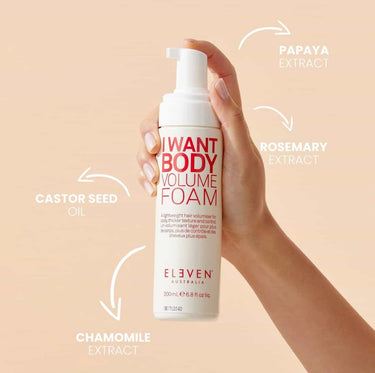 ELEVEN Australia I Want Body Volume Foam 200ml ingredients