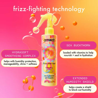 Frizz Fighting technology, AMIKA Frizz-Me-Not Hydrating Anti-Frizz Treatment 200ml
