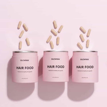 GLOWWA HAIR FOOD - HAIR VITAMINS, 180 CAPSULES (3 months) - Trendz Studio