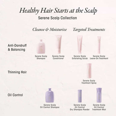 Healthy Hair Starts at the Scalp Serene Scalp Collection