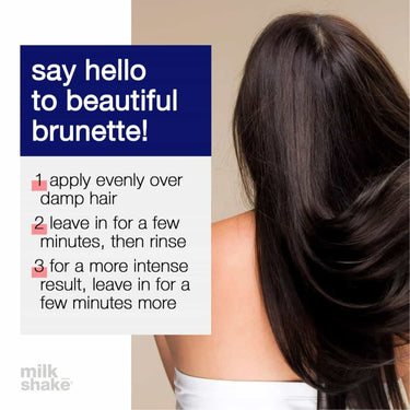 How to use MILKSHAKE Cold Brunette Shampoo 