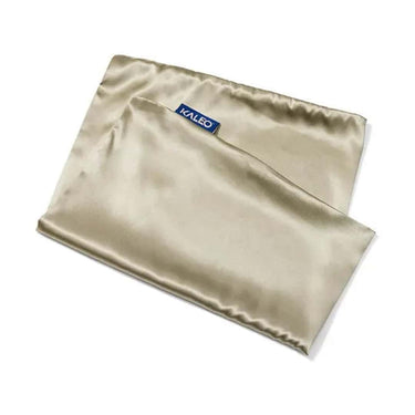 Kaleo Beauty Sleep set includes vegan silk pillowcase, scrunchie, and eye mask