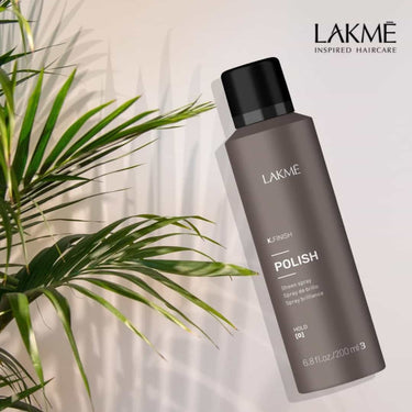 LAKME K.Finish Polish Sheen Shine Spray, Resistance to Humidity, Eliminates Frizz, Silkiness without Weighing Down the Hair