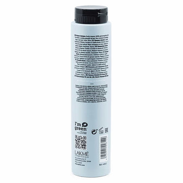 LAKME TEKNIA Body Maker Shampoo 300ml back of bottle