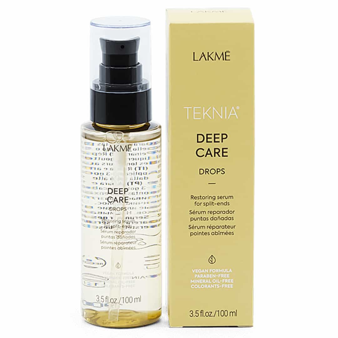 LAKME TEKNIA Deep Care Drops Restoring serum for damaged ends, Repairs and smoothes damaged ends