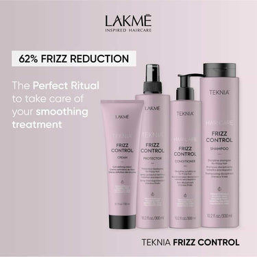 LAKME TEKNIA FRIZZ CONTROL The Perfect Ritual to take care of your smoothing treatment