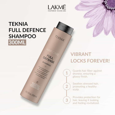 LAKME TEKNIA Full Defense Shampoo vibrant locks forever