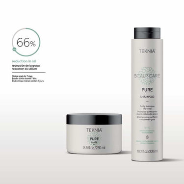 LAKMÉ TEKNIA SCALP CARE Pure Shampoo and mask reduce oily hair and scalp