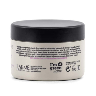 LAKMÉ TEKNIA SCALP CARE Relief Mask 250ml back of tub