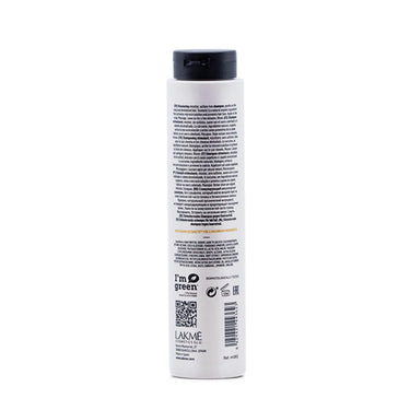 LAKMÉ TEKNIA SCALP CARE Vital Shampoo 300ml back of bottle
