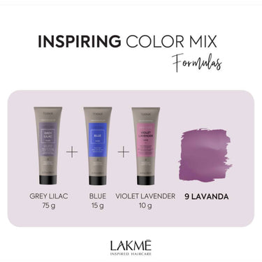 LAKME Teknia Refresh Grey Lilac Mask with blue and violet formula