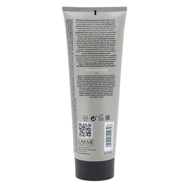 LAKME Teknia Refresh Saffron Copper Mask 250ml  back of bottle