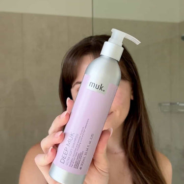 MUK Deep muk Ultra Soft Shampoo restore softness, shine and smoothness with every wash