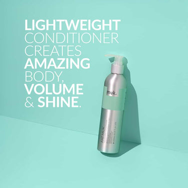 MUK Fat muk Volumising Conditioner 300ml Create fuller, thicker, and voluminous hair with enhanced body and shine