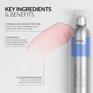 MUK Intense muk Repair Conditioner key ingredients and benefits