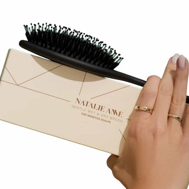 NATALIE ANNE Gentle Wet & Dry Brush - Black