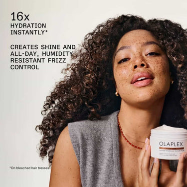 OLAPLEX Rich Hydration Mask 16 x hydration instantly, creates shine and all day, humidity resistant frizz control