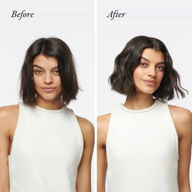 ORIBE Hair Alchemy Heatless Styling Balm before and after results