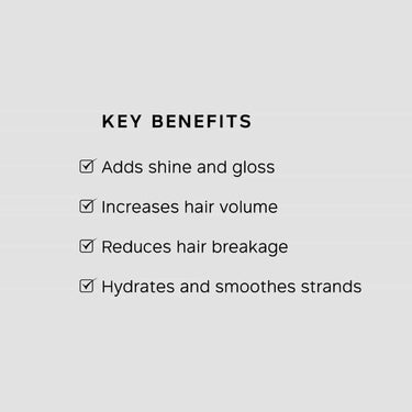 PHILIP KINGSLEY Density Hair Thickening Conditioner key benefits, Adds shine and gloss, Increases hair volume, Reduces hair breakage, Hydrates and smoothes strands