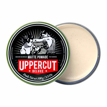 Uppercut Deluxe MATTE POMADE open tin