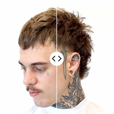 Uppercut Deluxe STYLING POWDER before and after