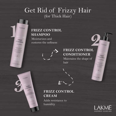 get rid of frizzy hair with LAKME TEKNIA Frizz Control