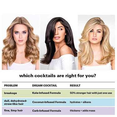 Which dream cocktail leave in treatment should I use on my hair?