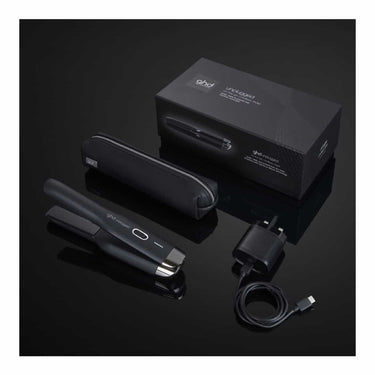 GHD UNPLUGGED™ CORDLESS HAIR STRAIGHTENER IN MATTE BLACK - Trendz Studio